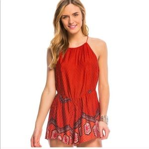 MINKPINK red printed romper